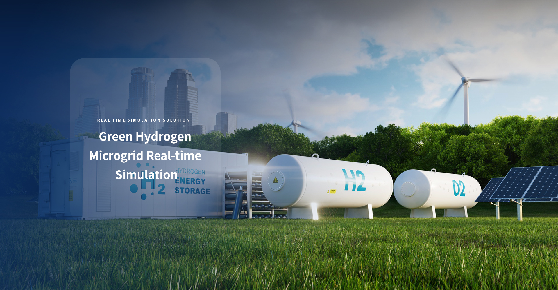 Green Hydrogen Microgrid Real-time Simulation