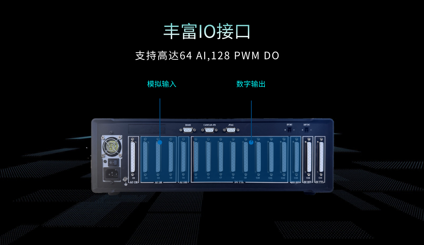 丰富的物理IO接口