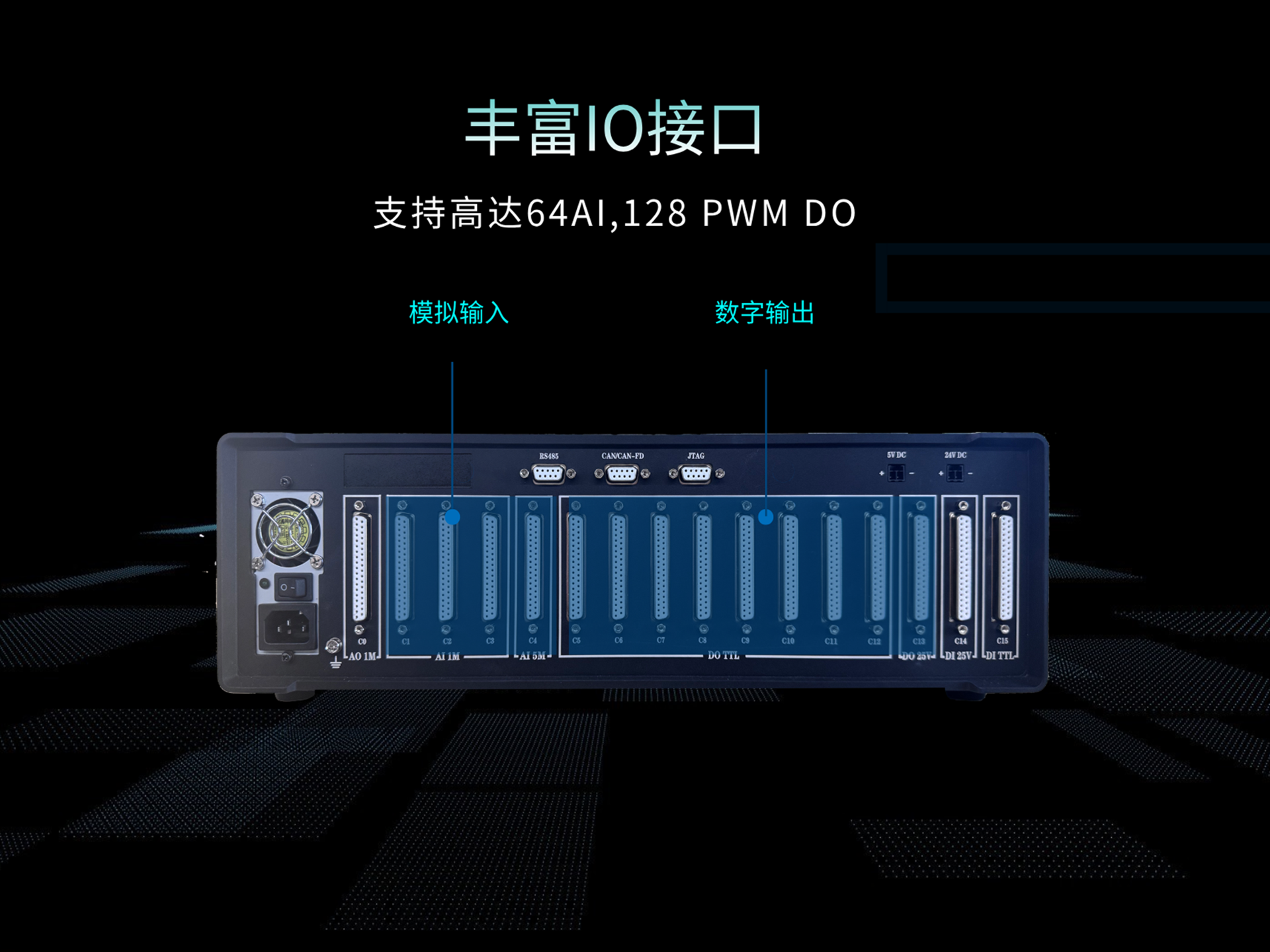 丰富的物理IO接口